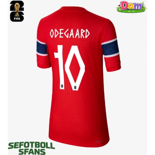 Norge Martin Odegaard #10 Hemmatröja Kvinnor VM 2026 Kortärmad